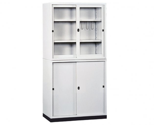 3*6拉門公文櫃(玻璃直框)