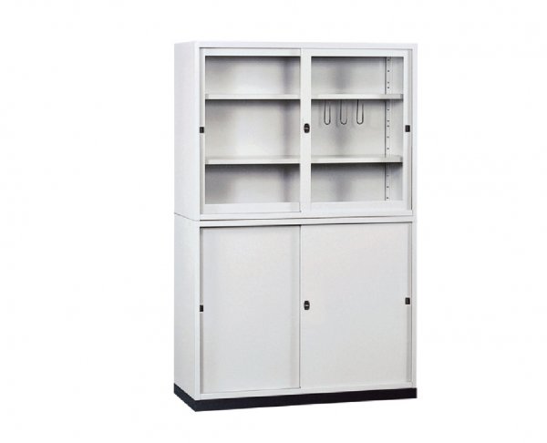 4*6拉門公文櫃(玻璃直框)